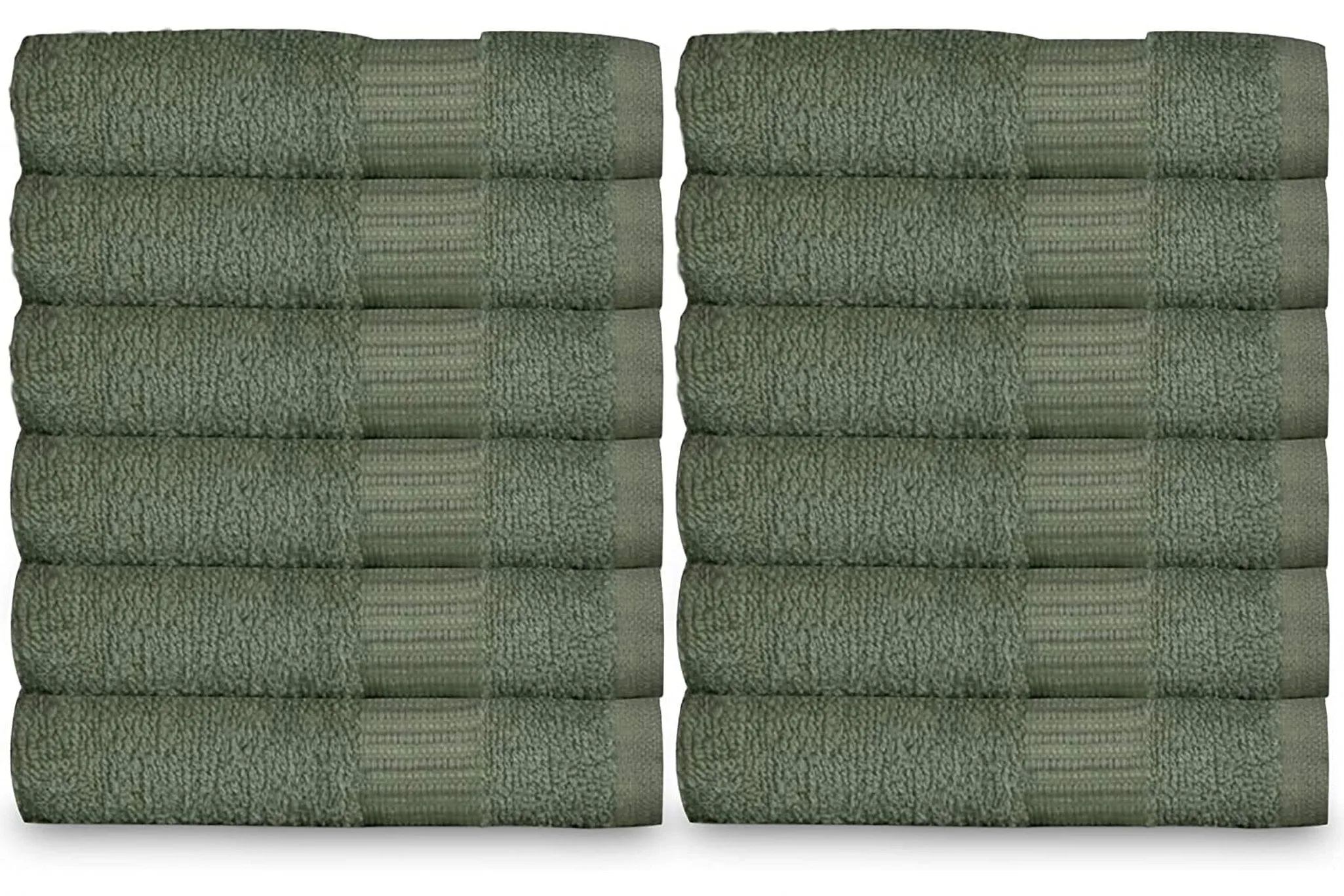 288 Bulk Pack 24 Dozen Luxury Cotton Washcloths (13x13 Inches) - Easy Care,Thick Super Soft Highly Absorbent quick dry, Premium Cotton Hand Towels