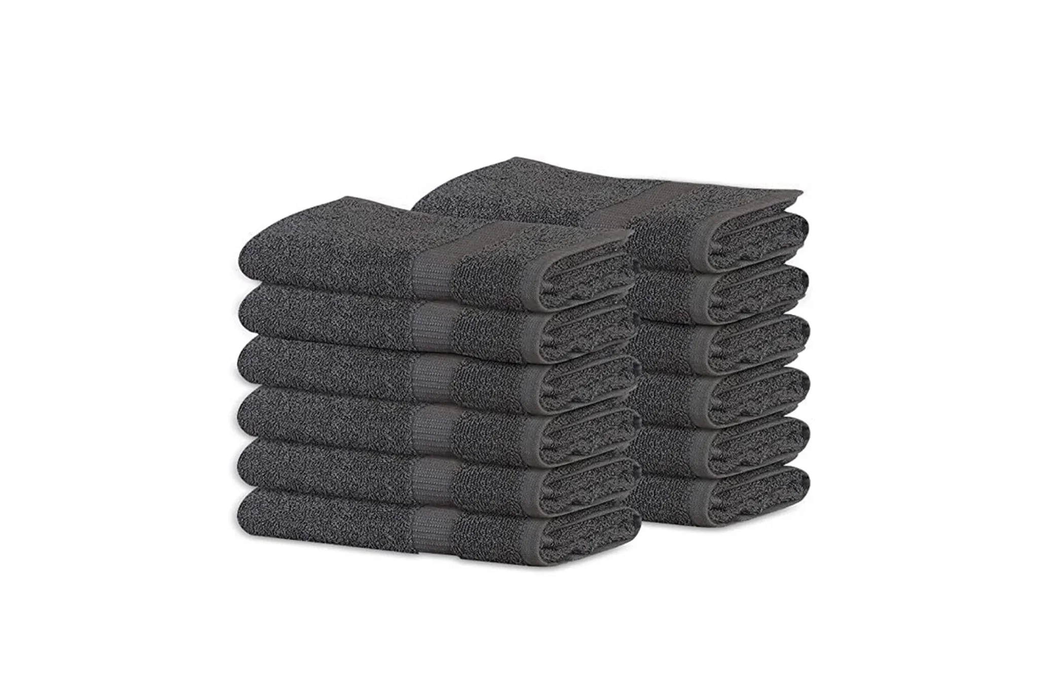 288 Bulk Pack 24 Dozen Luxury Cotton Washcloths (13x13 Inches) - Easy Care,Thick Super Soft Highly Absorbent quick dry, Premium Cotton Hand Towels