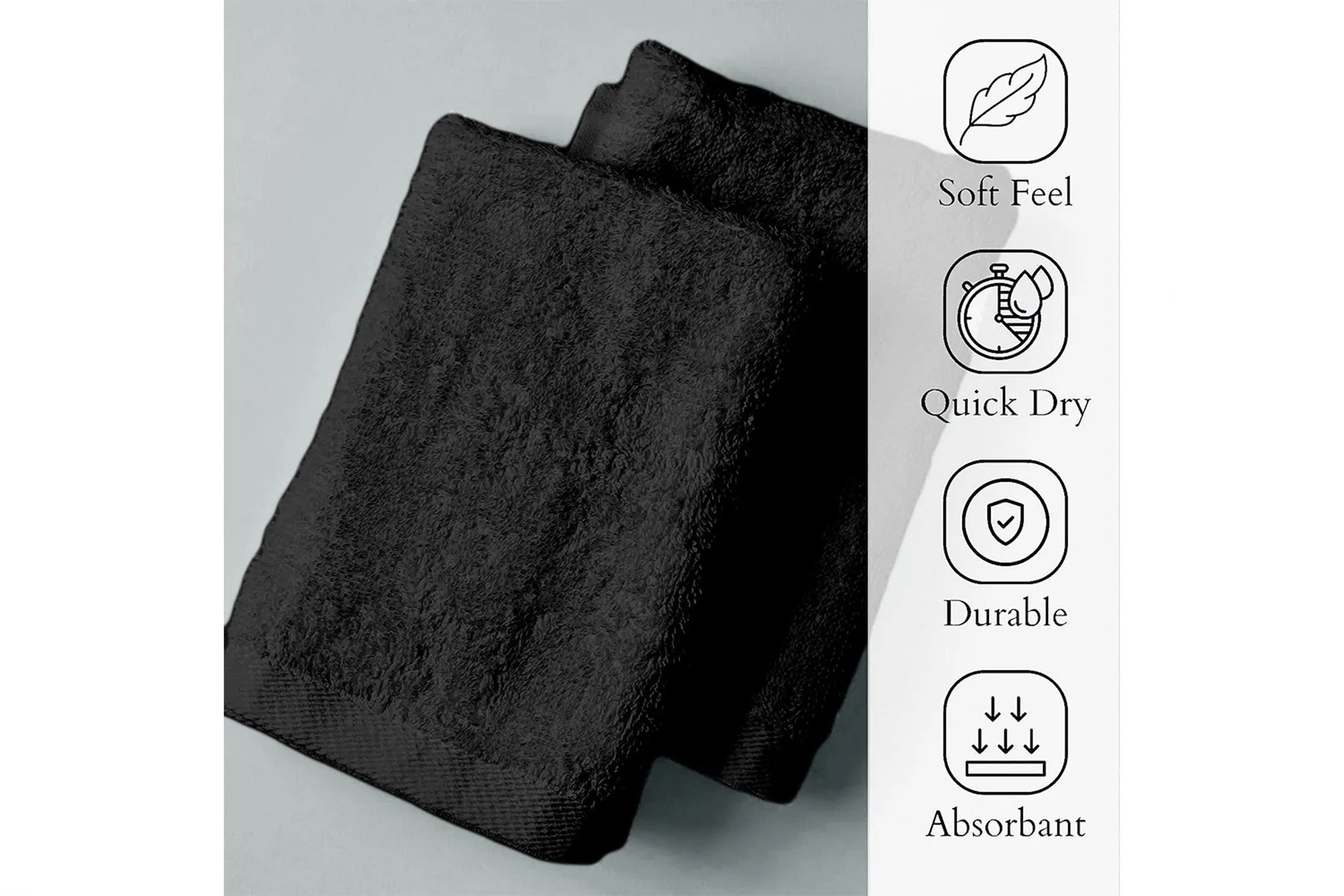 288 Bulk Pack 24 Dozen Luxury Cotton Washcloths (13x13 Inches) - Easy Care,Thick Super Soft Highly Absorbent quick dry, Premium Cotton Hand Towels