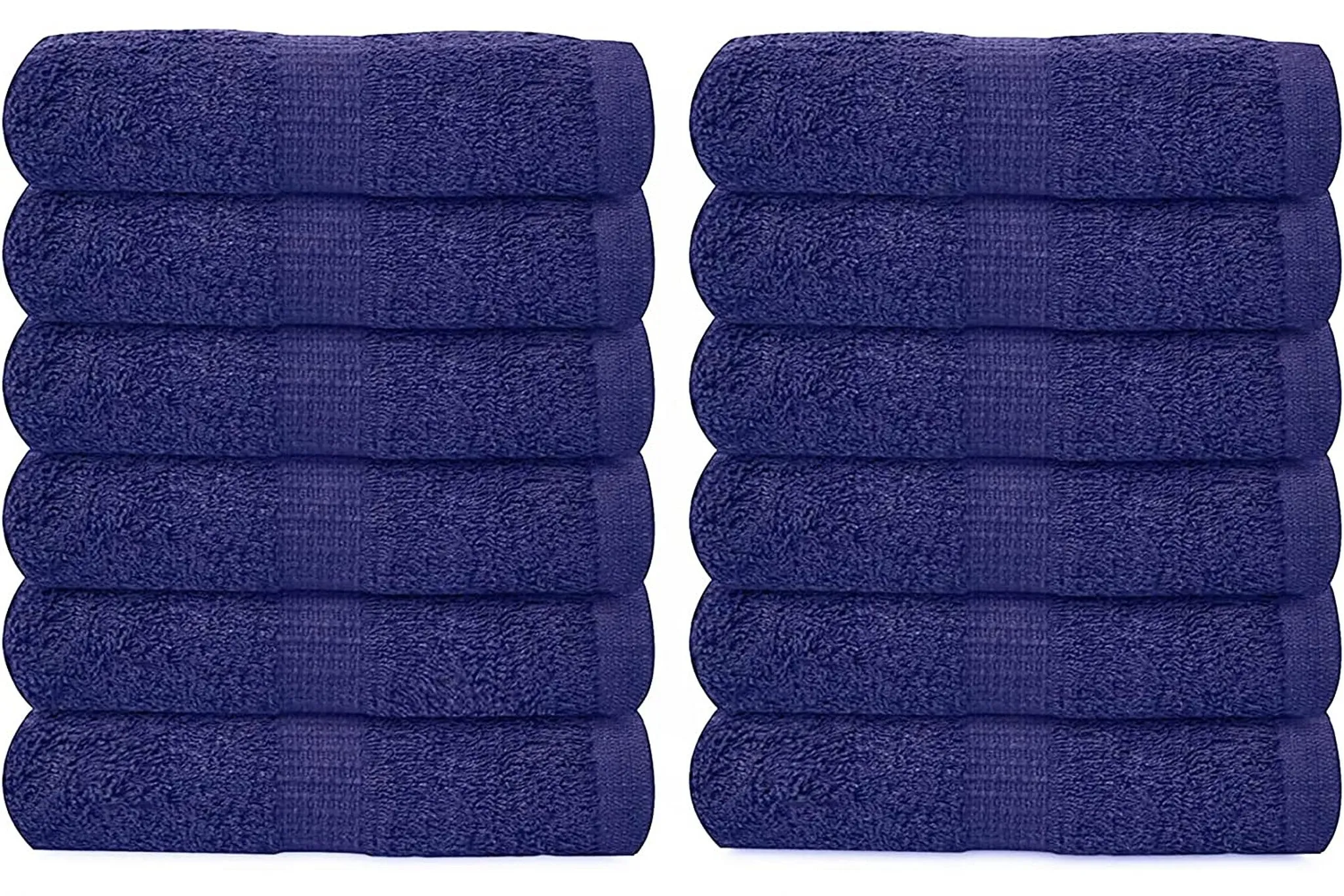 288 Bulk Pack 24 Dozen Luxury Cotton Washcloths (13x13 Inches) - Easy Care,Thick Super Soft Highly Absorbent quick dry, Premium Cotton Hand Towels