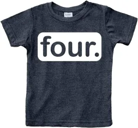 4th Birthday Shirt boy Gifts for 4 Year Old Boys Shirts Toddler Tshirt Fourth 4