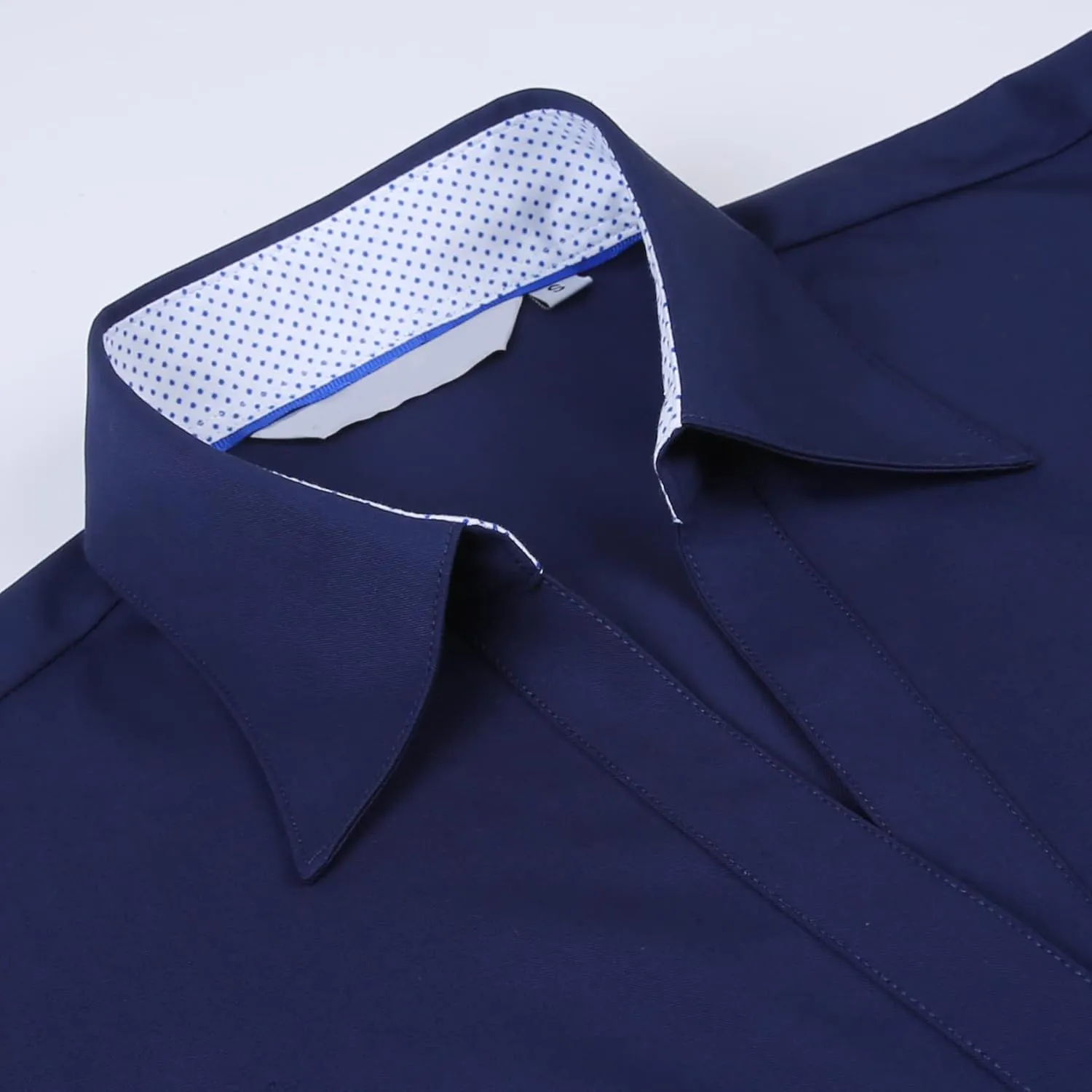 Alex Vando Womens Button Down Shirt Wrinkle Free Casual Long Sleeve Work Blouse Tops