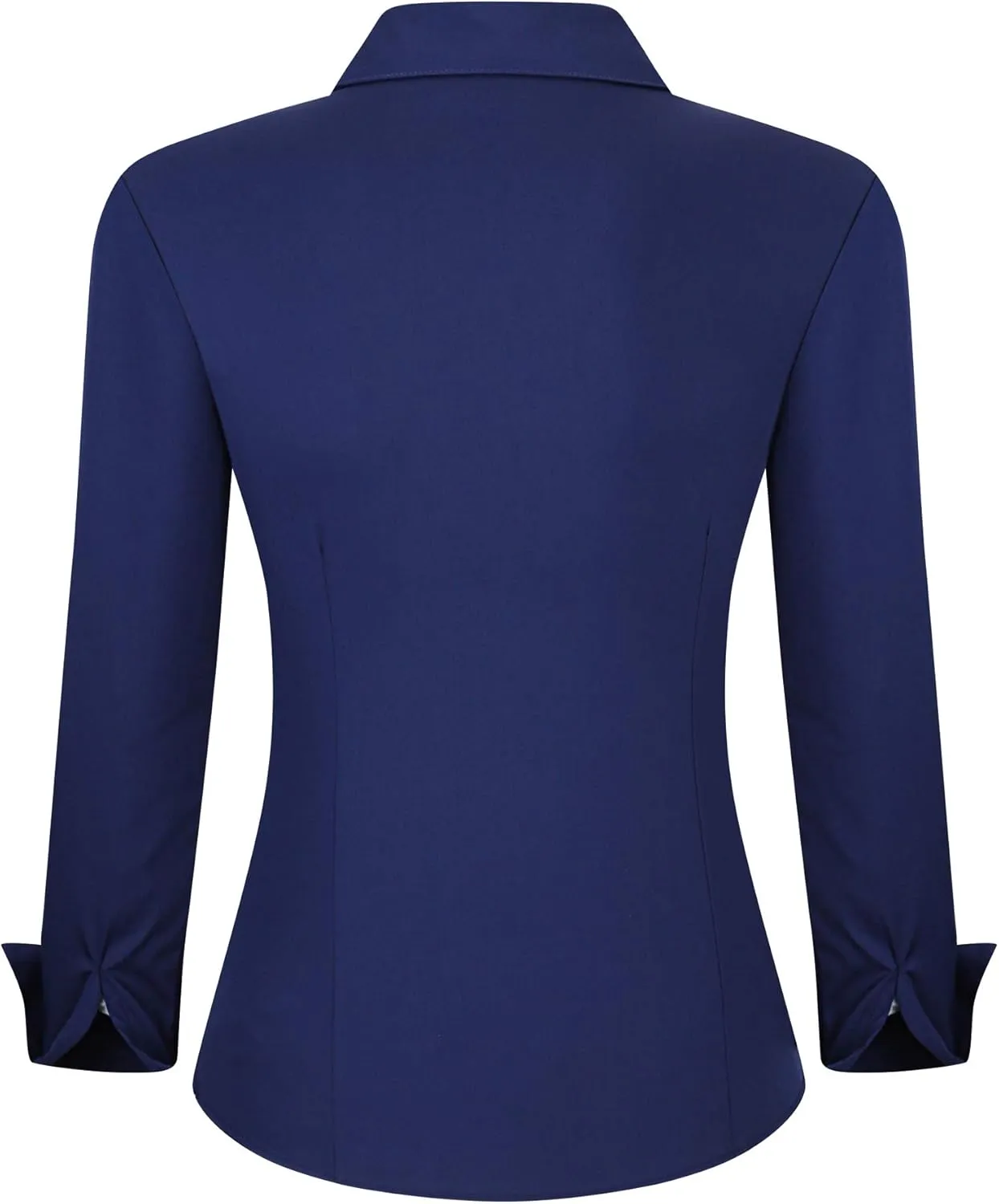 Alex Vando Womens Button Down Shirt Wrinkle Free Casual Long Sleeve Work Blouse Tops