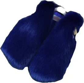 benetia Girls Boys Faux Fur Vest Coat