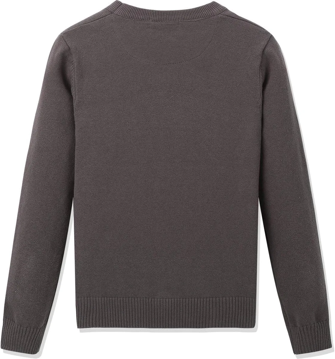 CUNYI Boys' Long Sleeve Crew Neck Cotton Pullover Knit Sweater