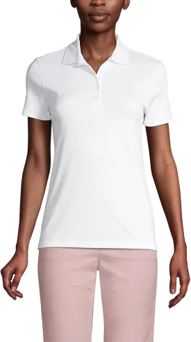 Lands' End Women's American-Grown Supima Cotton Polo Shirt