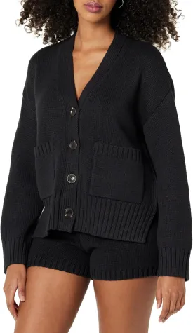 The Drop Women's Brigitte Cotton Blend Chunky Cardigan