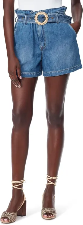 Women's Kira Belted Paper Bag Short